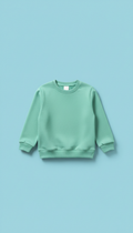 Minty Green Kids' Crewneck Sweatshirt