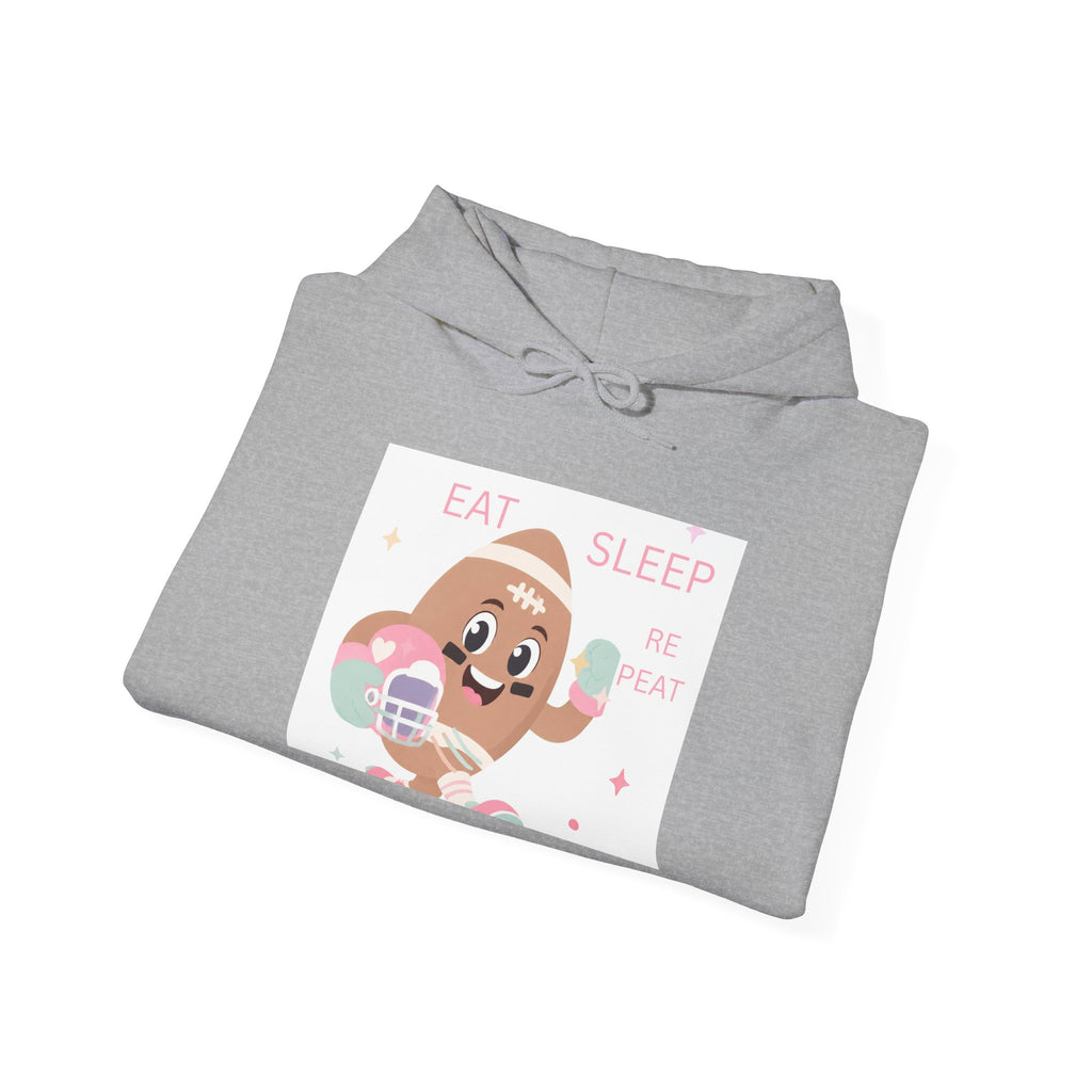 Cute Donut Hoodie "Eat Sleep Be Sweet" – Kawaii Dessert Pullover